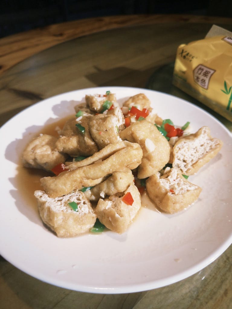 炒油豆腐