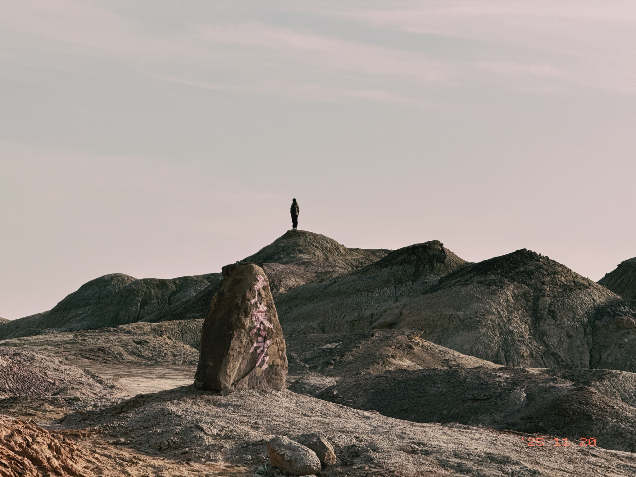 后面进来的另一辆车，他们便成了风景