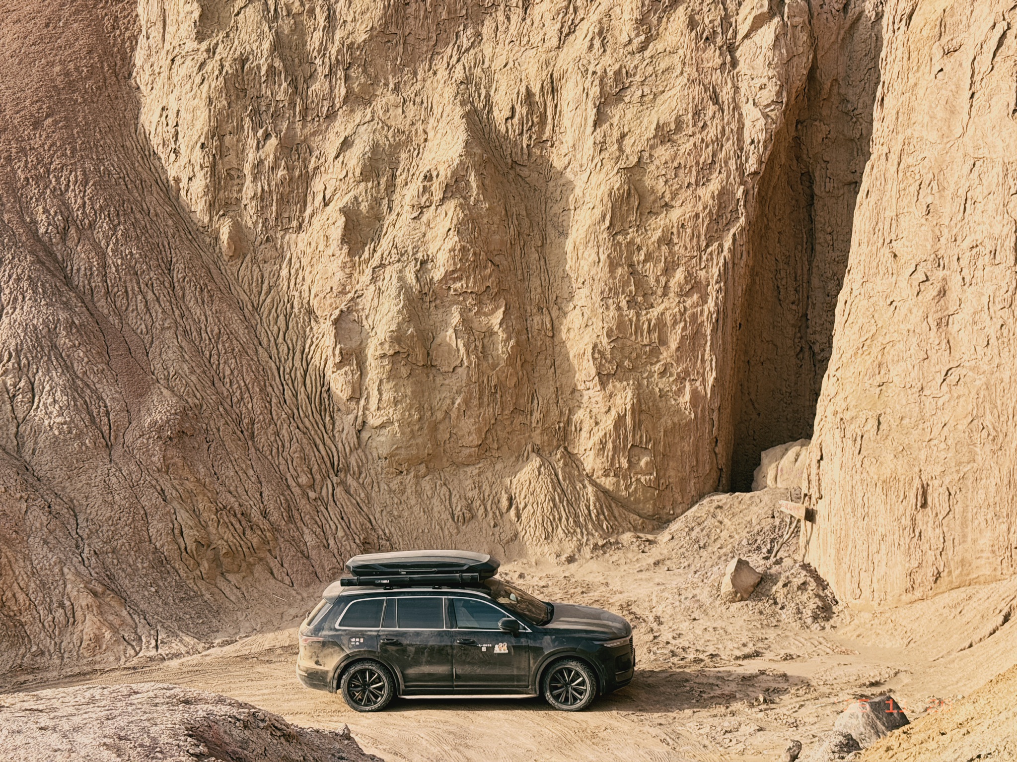 理想 ONE 在这里显得短粗短粗的