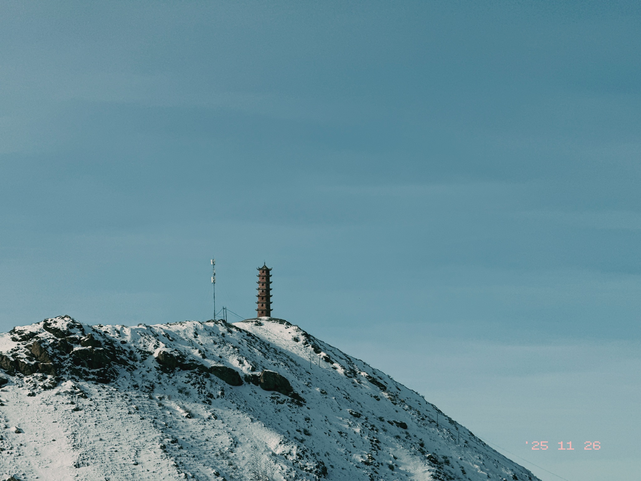 水库顶上的塔楼