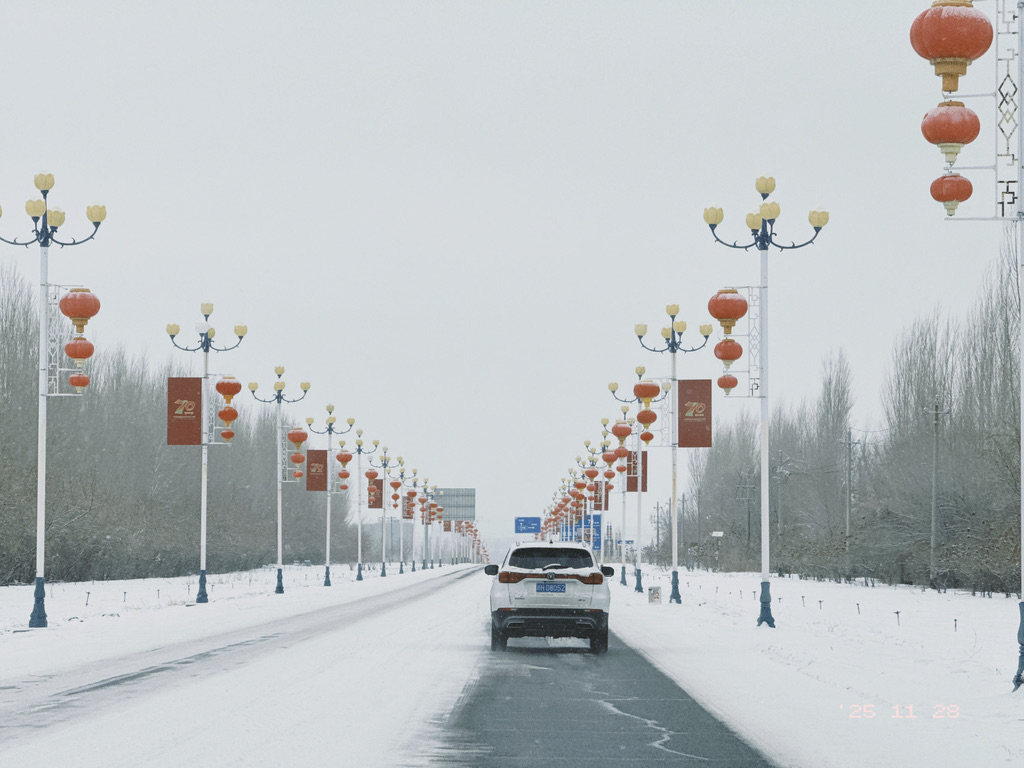 从阿勒泰进入布尔津的路