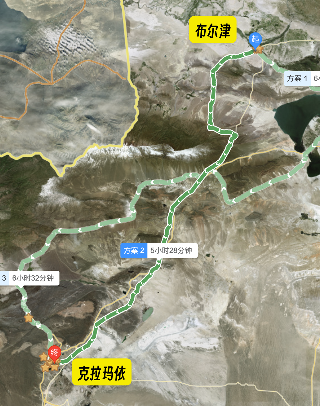 布尔津→克拉玛依