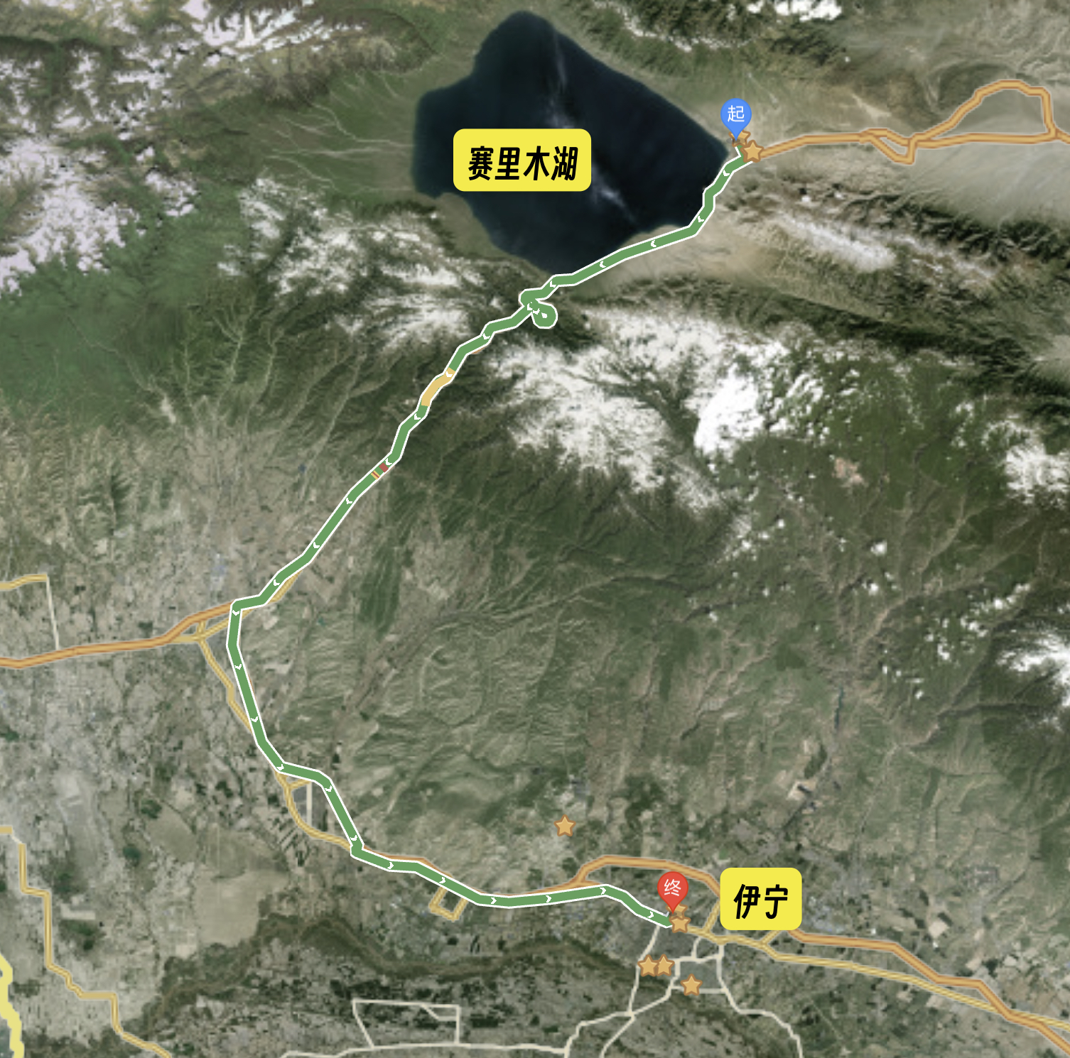 赛里木湖→伊宁