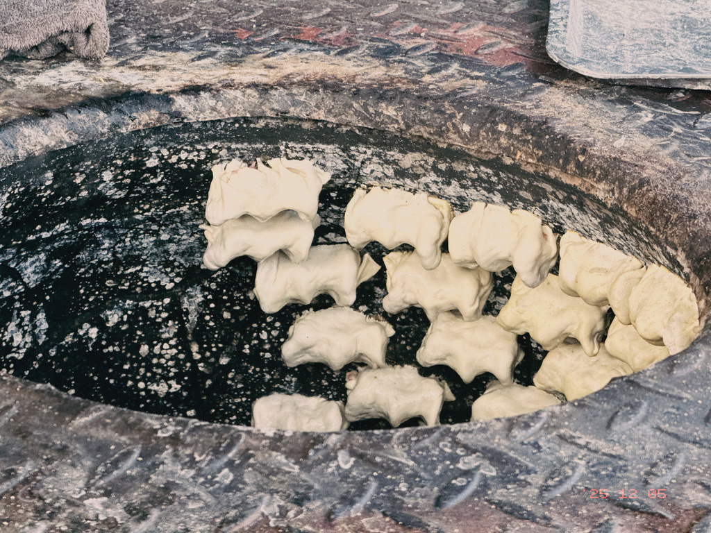 馕坑里的一把抓