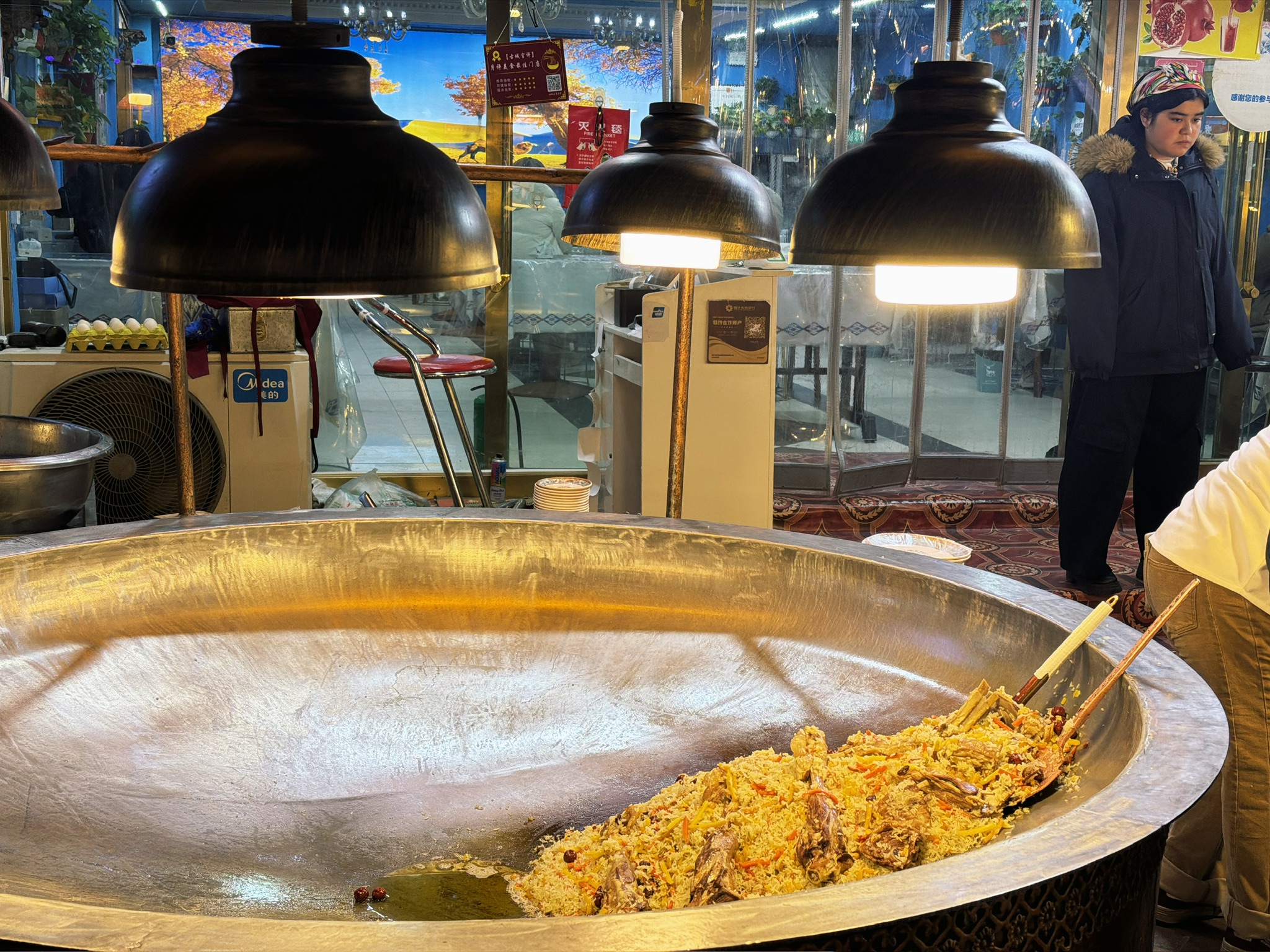 超大锅的抓饭