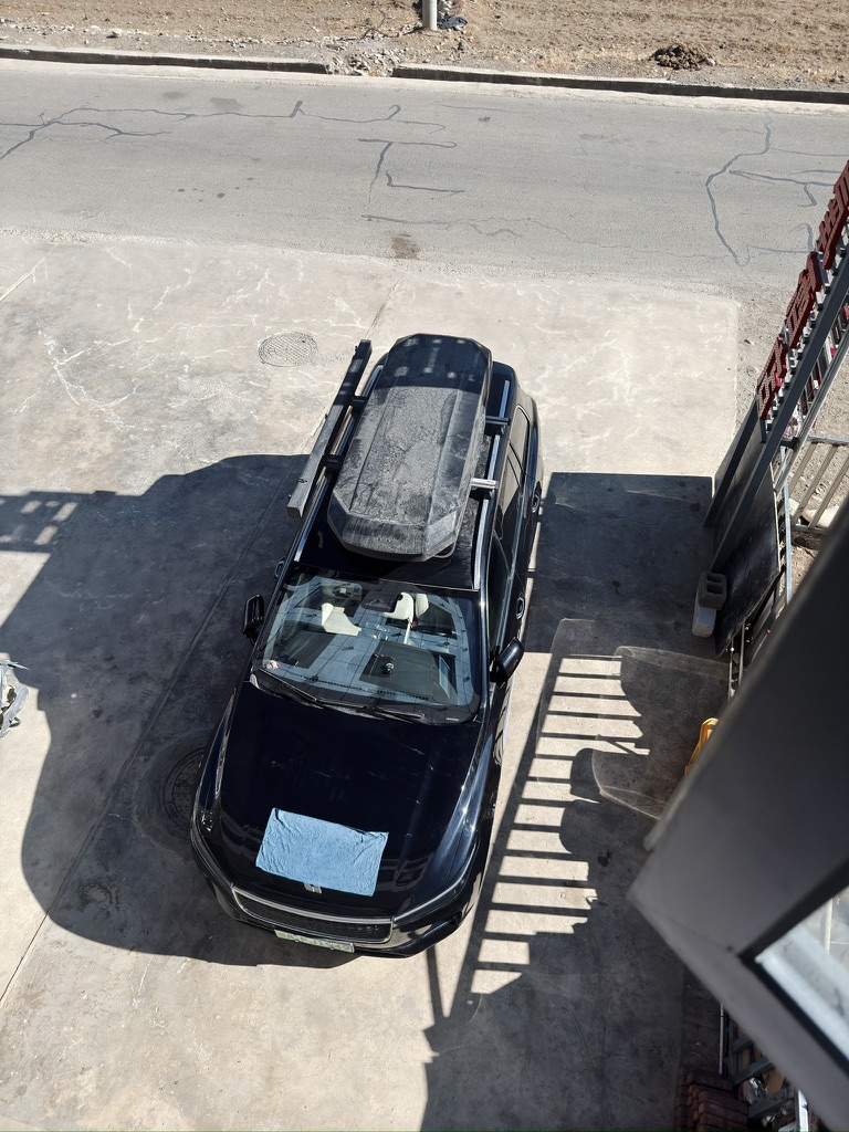 部分洗好了的车