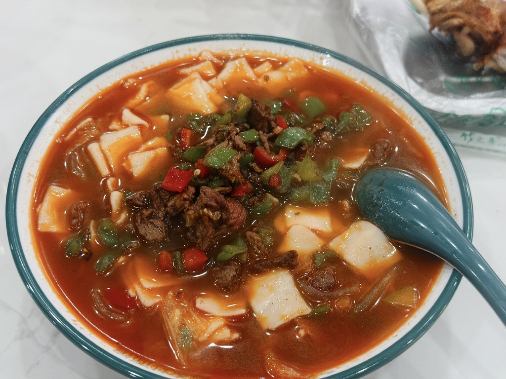 藏佳面馆的面片