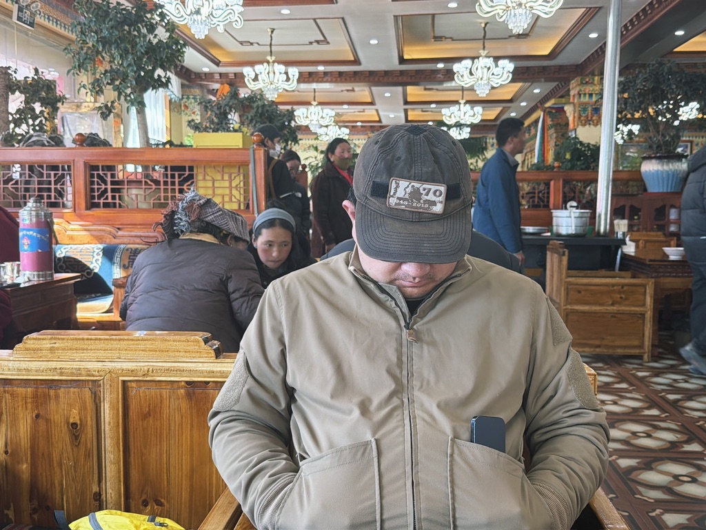 等餐时间好长，甚至睡着了的毛