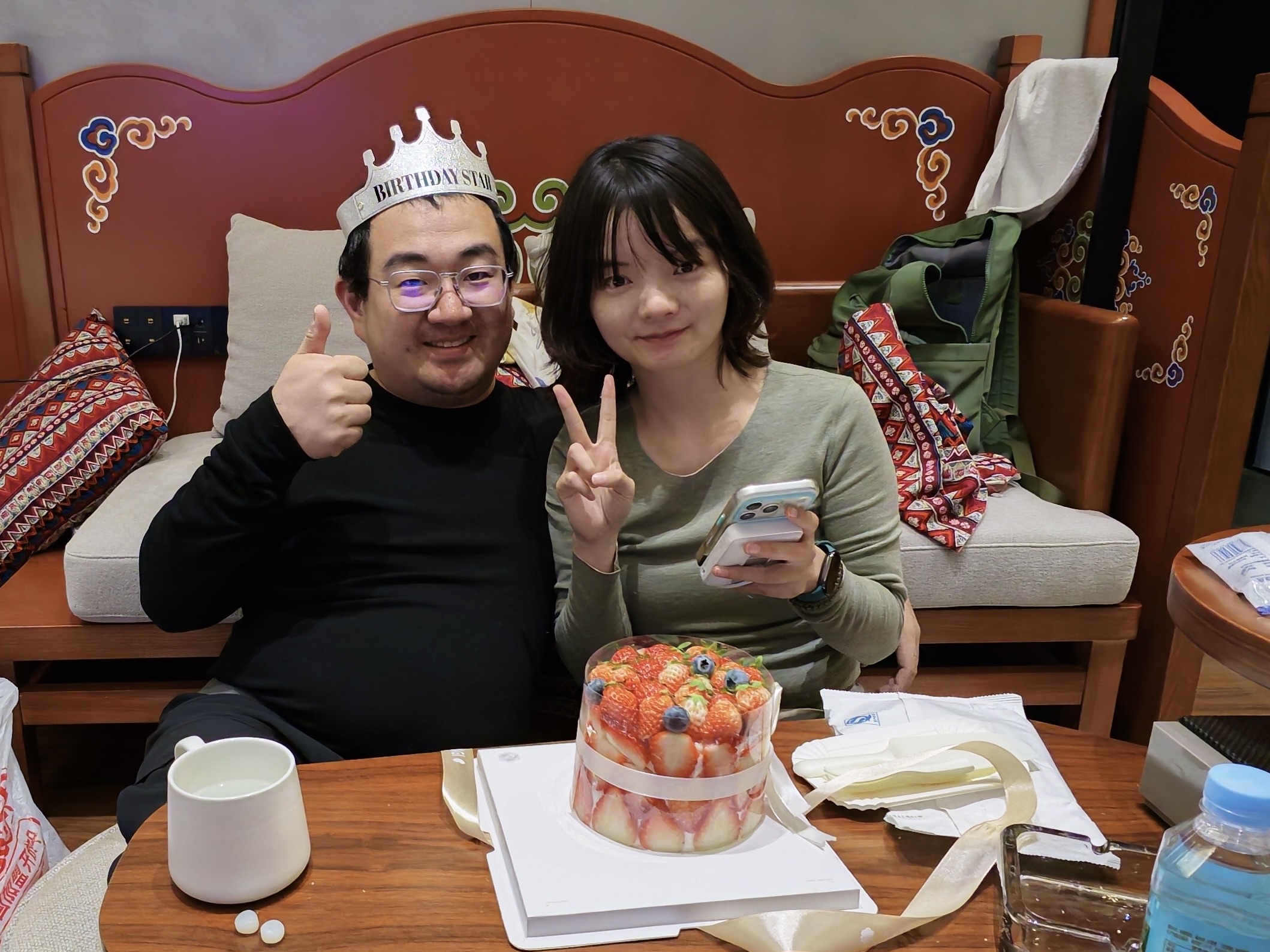 牛二给拍的合照