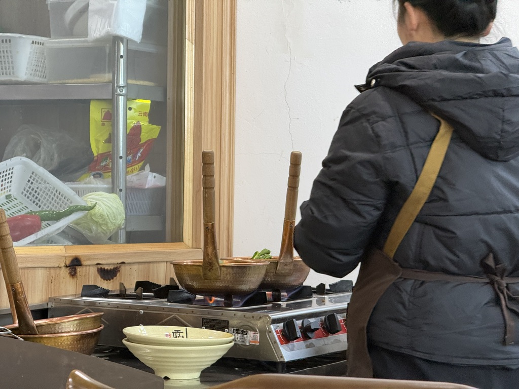 小锅米线就是独立烹饪的米线