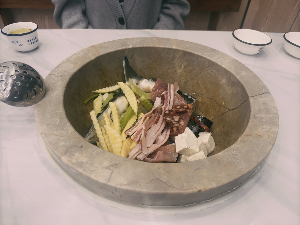 配菜也尽数放进去了