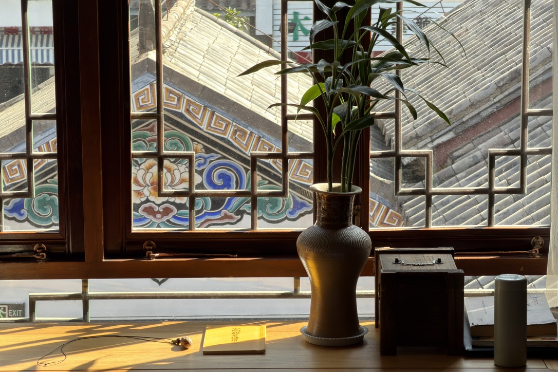 民宿房间的采光很好