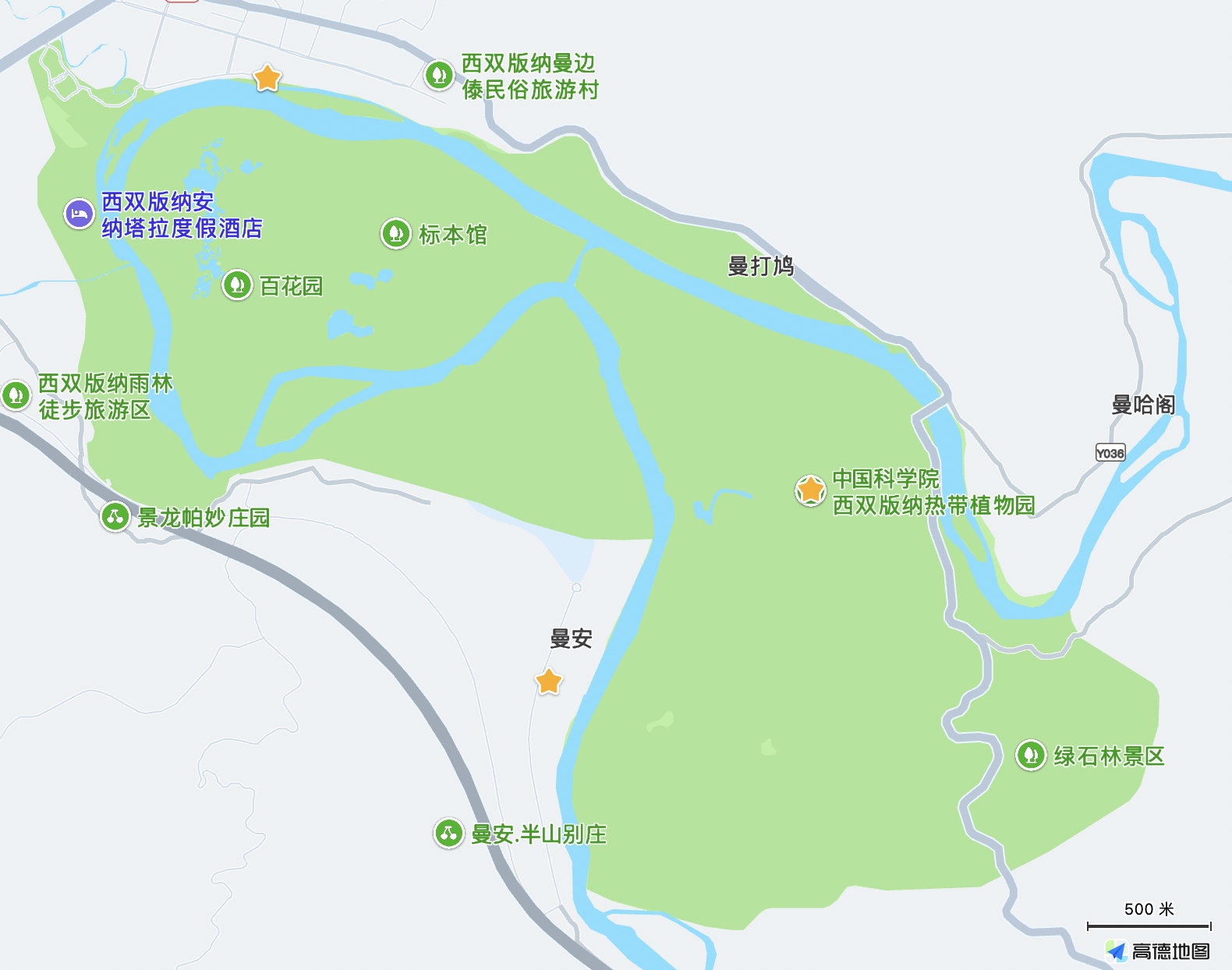 植物园和比例尺