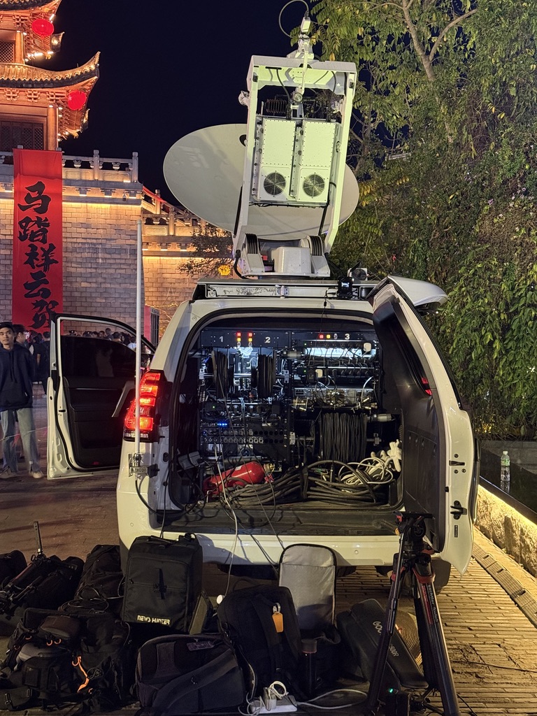 中央广播电视总台的直播车,里面的设备好让人眼花缭乱