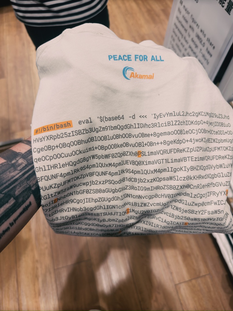 这件 UT 的 base64 解码后据说是「Congratulations! You found the easter egg!」