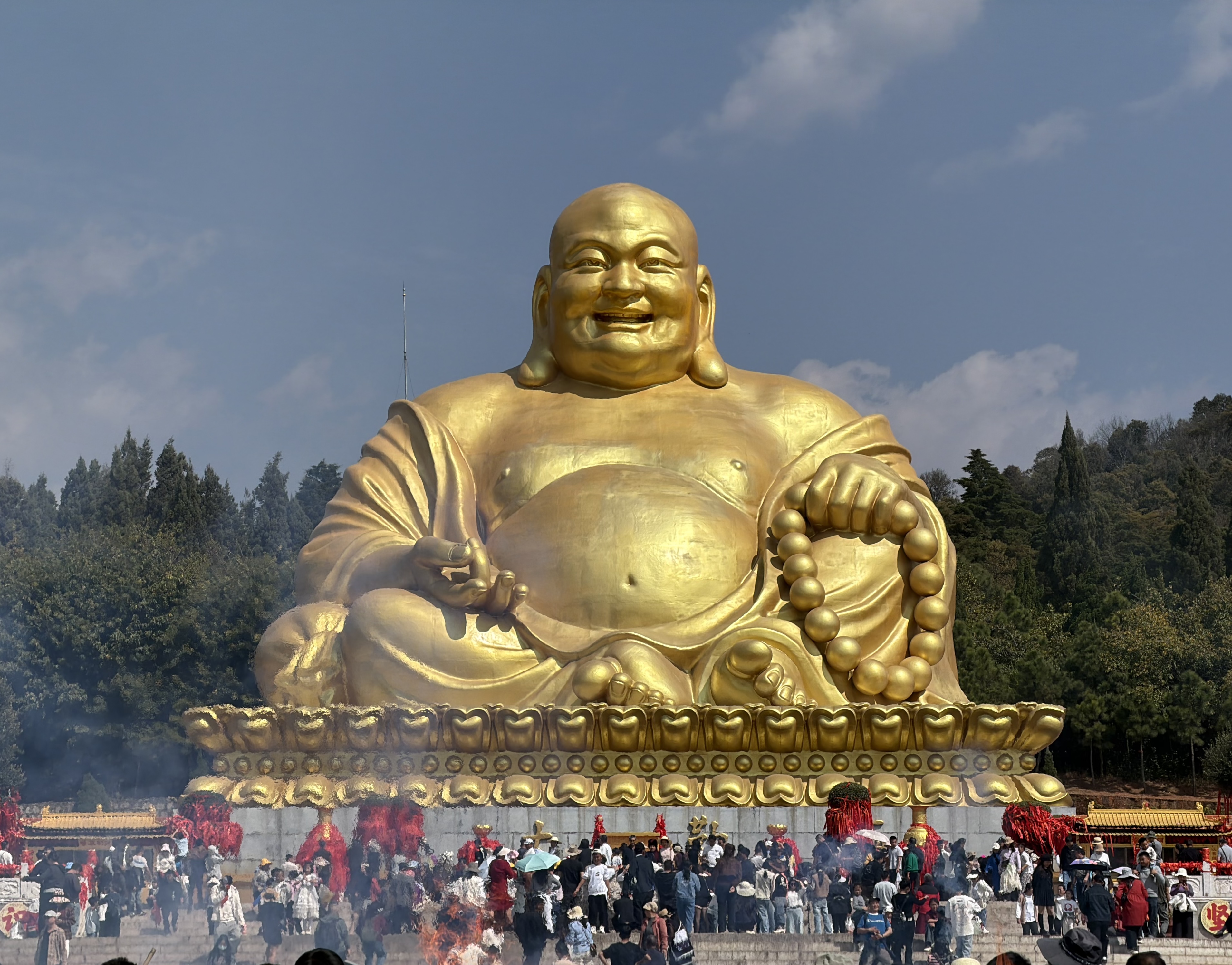 锦屏山顶弥勒佛