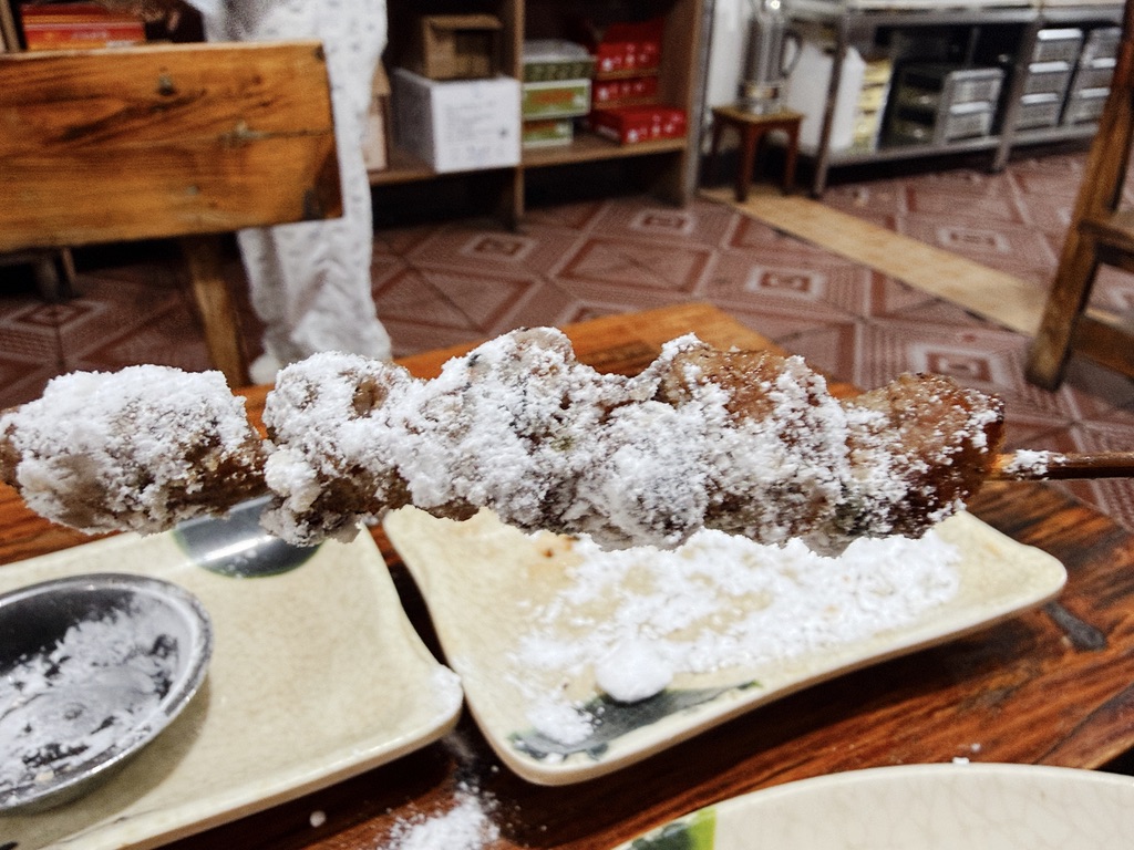 本来就是甜口,蘸了糖霜更好吃