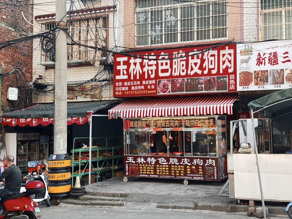 来到广西，狗肉也开始多了起来
