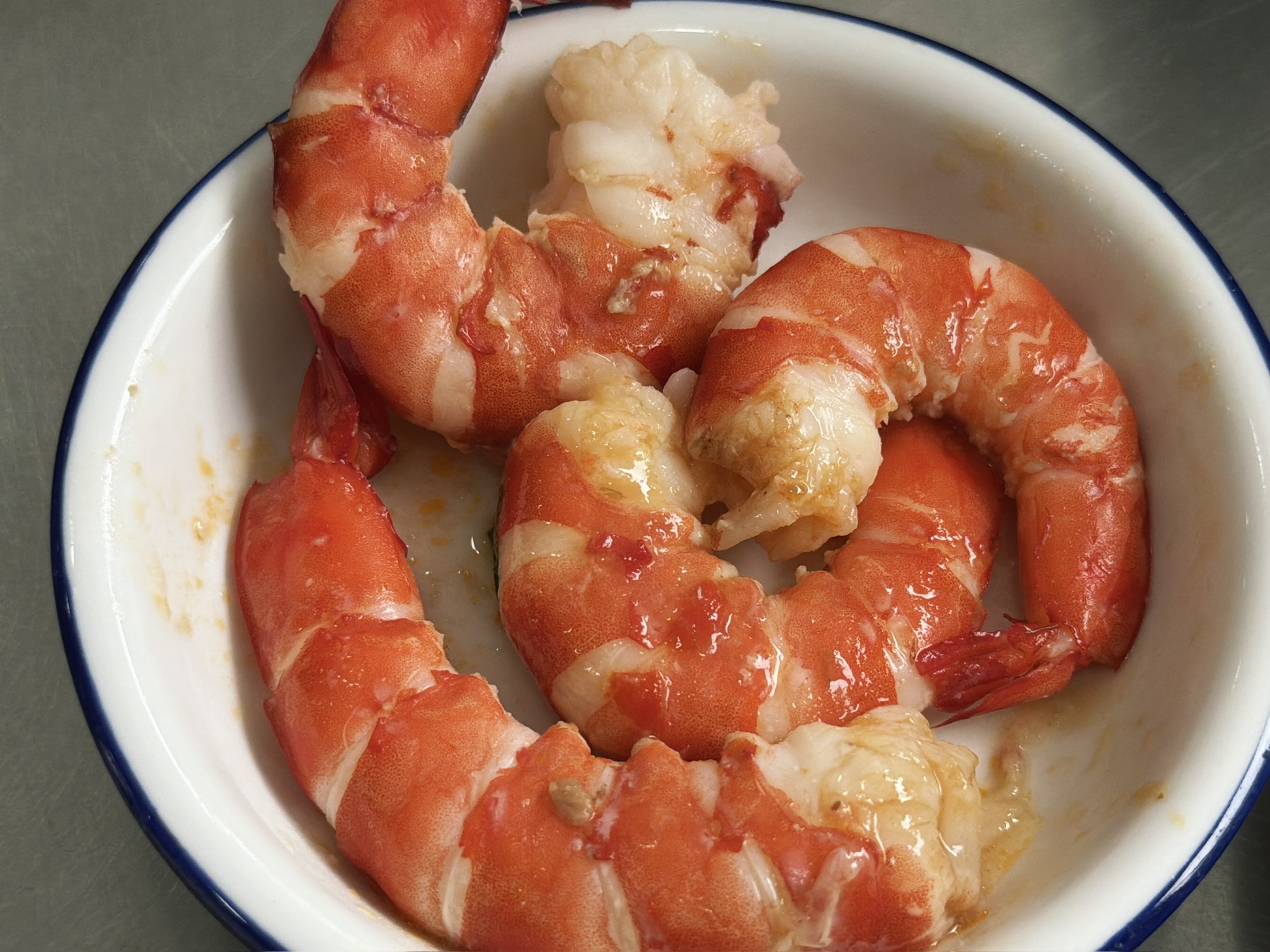 给恙剥的黑虎虾