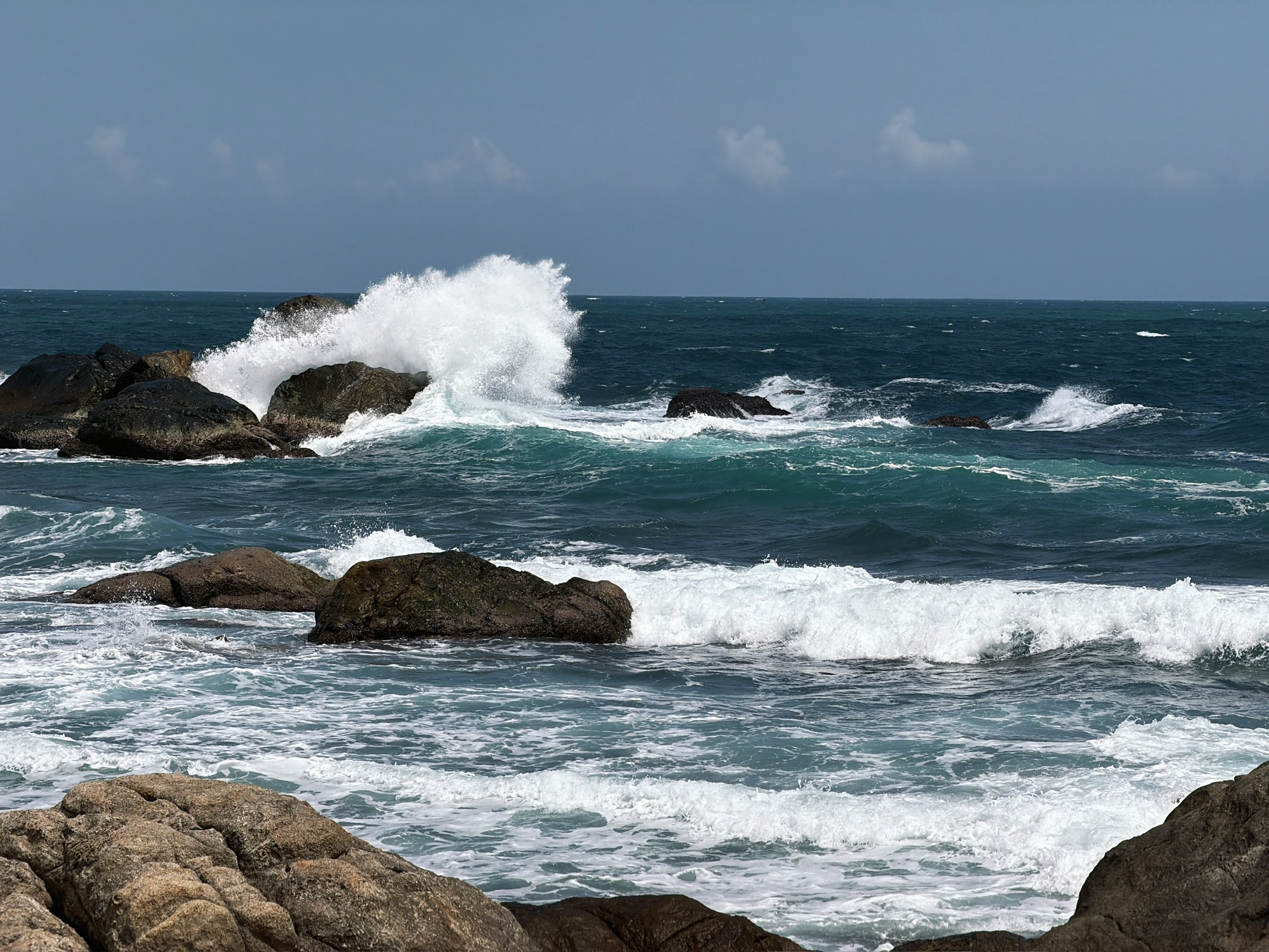 蜈支洲岛最东北角的情人岛，这里的海水真是好看呀
