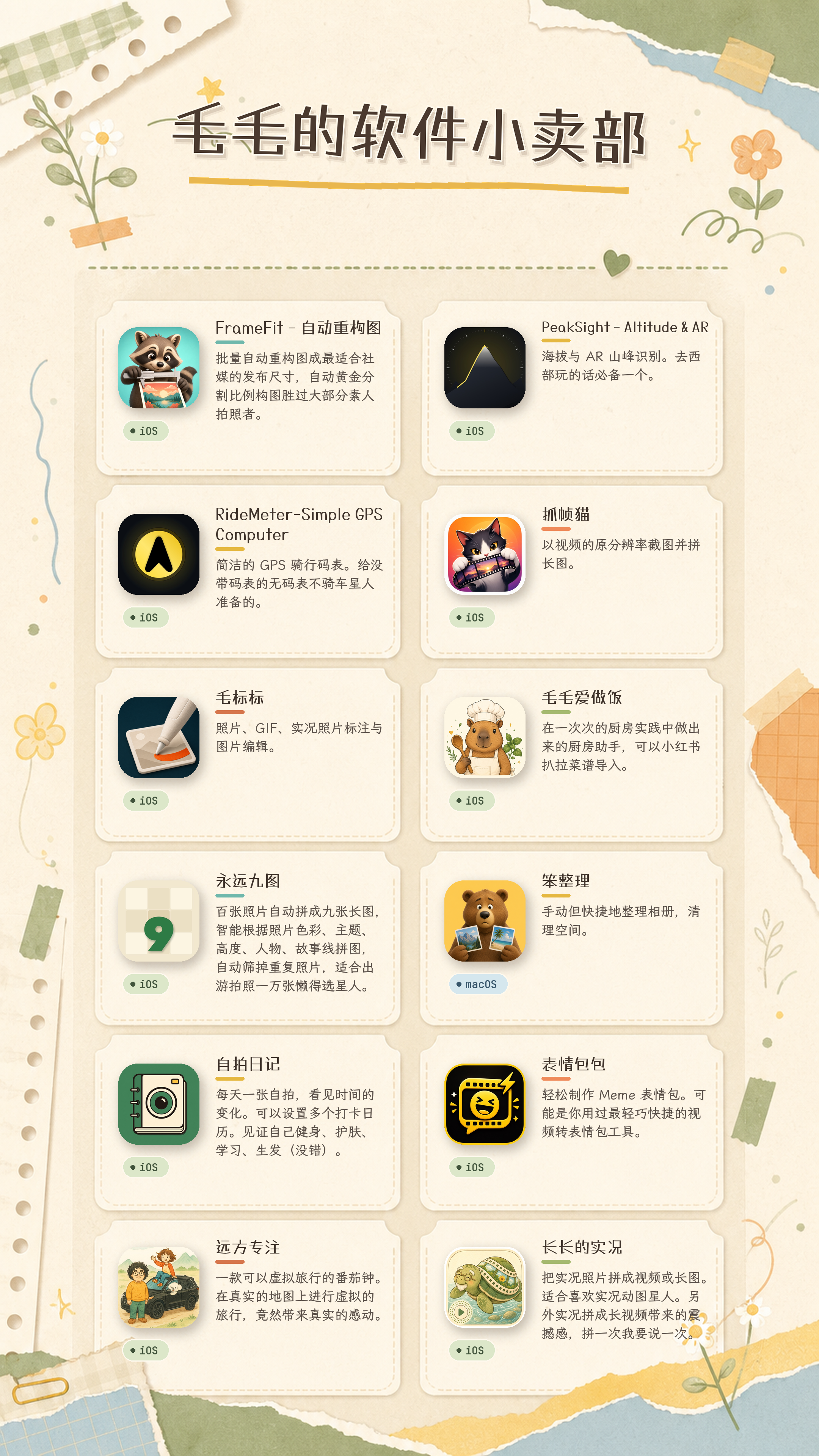 位毛的软件小卖部